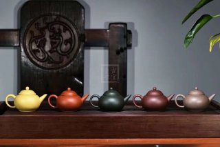 《五色土》綠泥，朱泥，紫泥，青灰泥，段泥純手工宜興紫砂壺茶具水平茶壺