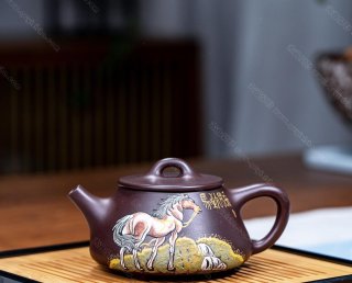 精工作品推薦！品名：馬到成功，泥料：原礦